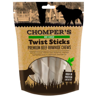 Chomper's Twist Sticks Mint Dog Treats 13pk