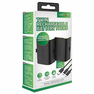 Venom Xbox Series X Twin Rechargeable Battery Pack - Black