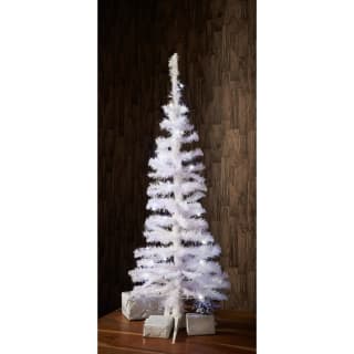 Pre Lit Coloured Christmas Tree 3.5 ft - White