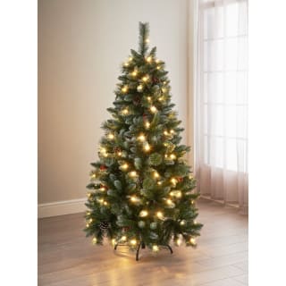 Geneva Frosted Pre-Lit Christmas Tree 5ft