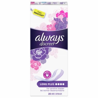 Always Discreet Liners 20pk - Long Plus