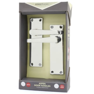 Aspen Polished Chrome Effect Door Handles