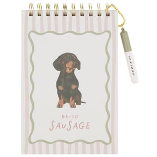 373627-dog-breeds-note-book-hello-sausage