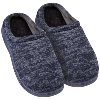 Men's Memory Foam Mule Slippers - Navy