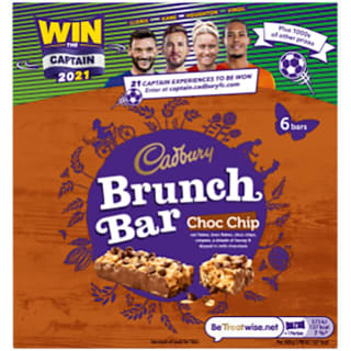 Cadbury Brunch Bar Choc Chip 6pk