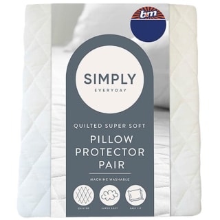 Simply Quilted Pillow Protectors 2pk