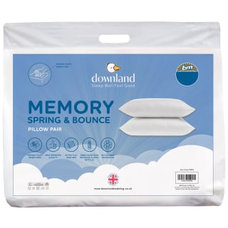 Downland Memory Foam Pillows 2pk