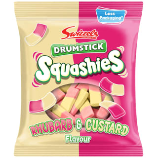 Swizzels Drumsticks Squashies 140g - Rhubarb & Custard