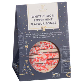 Festive Selection Hot Chocolate Bombe 38g - White Chocolate & Peppermint