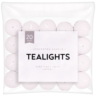 Unscented Tealights 20pk