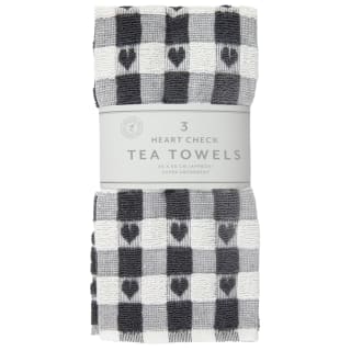 Heart Tea Towels 3pk