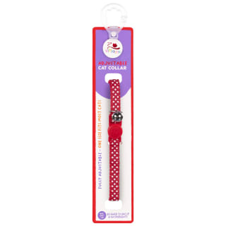 Kittykins Printed Cat Collar - Polka Dot Red