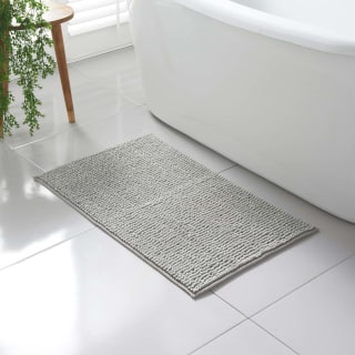 Chenille Bath Mat - Grey