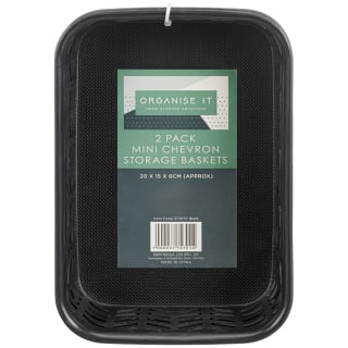 377470-2pk-organise-it-mini-chevron-storage-baskets-black-2