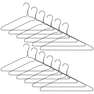 Wire Hangers 20pk - Black