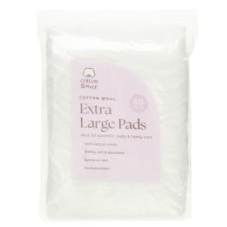 Extra Large Cotton Wool Pads 50pk