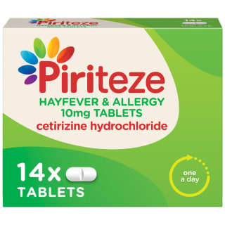 Piriteze Hayfever & Allergy 10mg Tablets 14pk