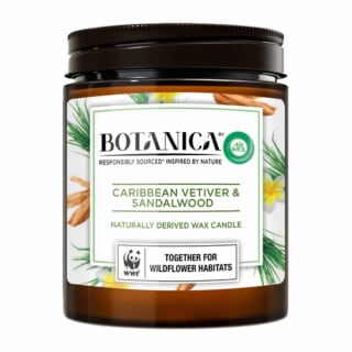 Botanica Caribbean Vetiver & Sandalwood Candle 120g