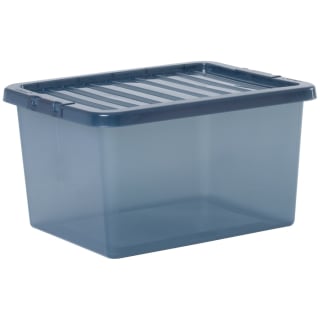Translucent Storage Box 31L - Midnight Blue