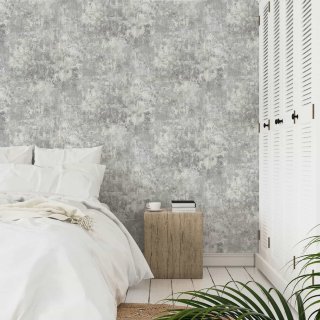 Plaster Wallpaper - Grey