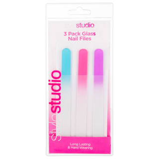 Style Studio Glass Nail Files 3pk