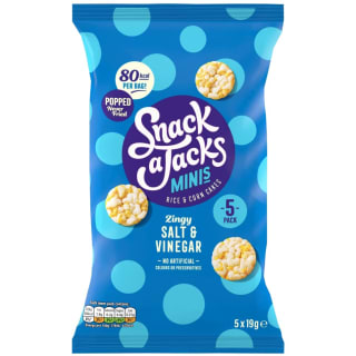 Snack a Jacks Rice and Corn Cakes 5pk - Salt and Vinegar