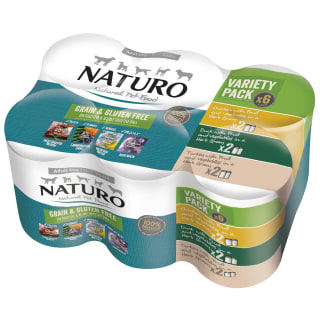 Naturo Variety Pack Dog Food 6pk - Grain & Gluten Free