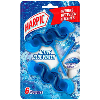 Harpic 6 Powers Duo Toilet Block 2pk - Atlantic Burst