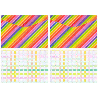 379082-4pk-a4-popper-wallets-multicolour