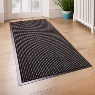 Magic Clean Runner - Black & Grey Stripe