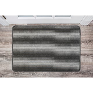 Loop Washable Doormat 50 x 75cm - Grey Stripe