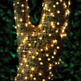 Solar Powered Micro LED Lights 200pk - Warm White