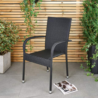 Bali Rattan Effect Stacking Chair