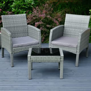 Sorrento Armchair Bistro Set 3pc
