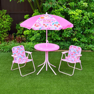 childrens plastic garden table and chairs
