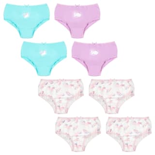 Girls Briefs 8pk - Pinks & Hearts