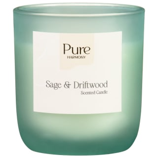 Frosted Candle - Sage & Driftwood