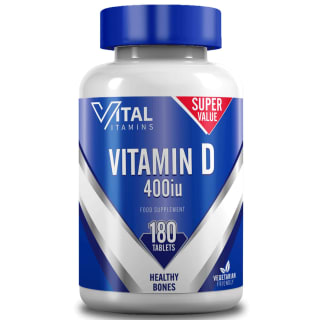Vital Vitamins Vitamin D 400iu 180pk