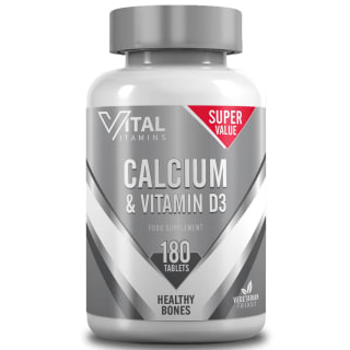 Vital Vitamins Calcium & Vitamin D3 180pk