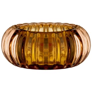Glass Tealight Holder - Amber