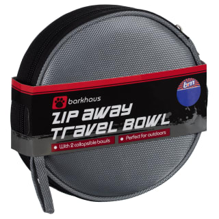 Barkhaus Zip Away Travel Bag - Grey