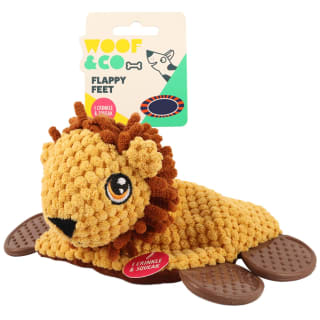 Flappy Feet Puppy Toy - Lion