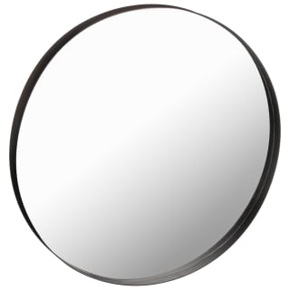 Large Round Mirror - Black