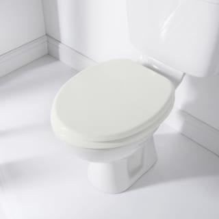 Addis Wooden Toilet Seat - White
