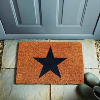 Printed Coir Doormat - Star