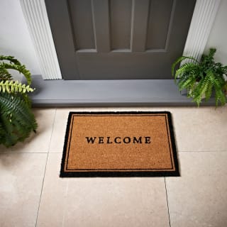 Printed Coir Doormat - Welcome