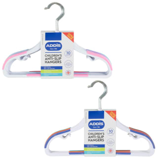 Addis Children's Non-Slip Hangers 10pk - Assorted