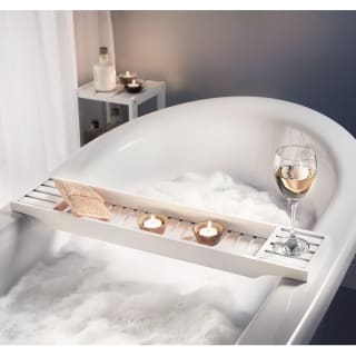 White Over Bath Rack