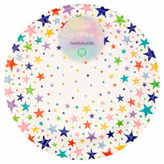 Paper Plates 20pk - Stars