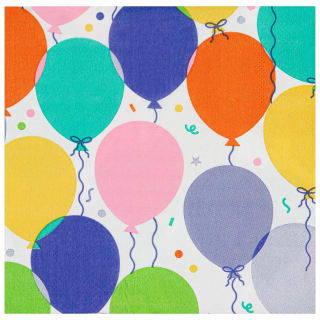 Paper Napkins 40pk - Balloons